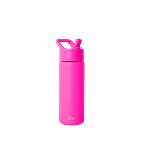 Insulated Water Bottle with Straw