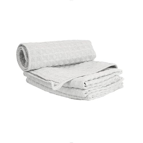 Barista Microfiber Cloths 4 Pack Light Grey (4 Count)