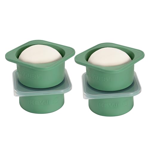 Stackable Silicone Artisan Pizza Dough Proofing Proving Trays with Air (4 Count)