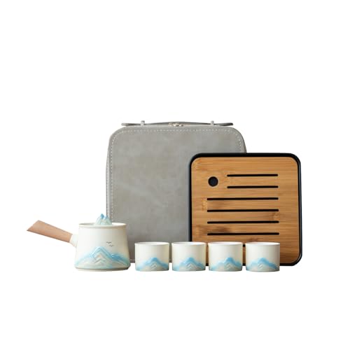 Portable Chinese Tea Set with Carry Bag