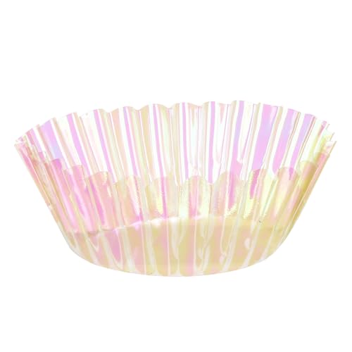 Iridescent Pink Cupcake Liners Wrappers Baking Cups Cupcake 100 Count