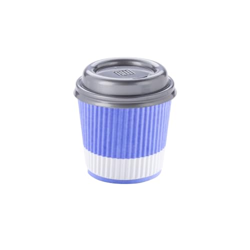 Ripple Wall Coffee Cups 25 Count 4 Ounce Insulated Light Purple Paper Cups