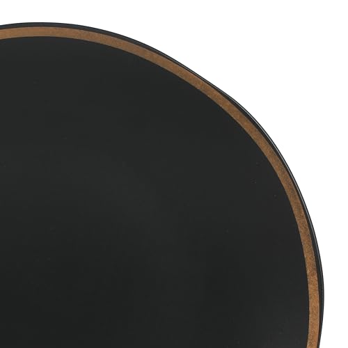 Kings Road Double Plates and Bowl Organic Round Porcelain Dinnerware Set