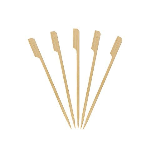 1000 Count KingSeal Natural Green Bamboo Wood Paddle Picks