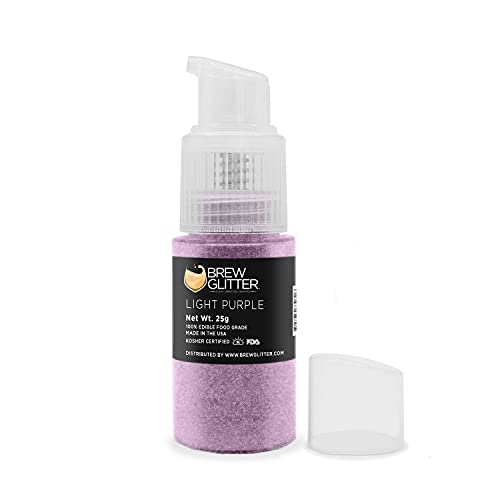 Light Purple BREW GLITTER Edible Glitter For Drinks