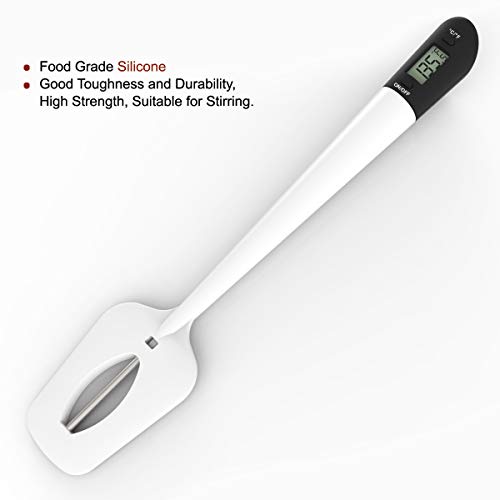 Digital Candy Thermometer Spatula Thermometer Meat Thermometer with Pot Clip & 9" Probe