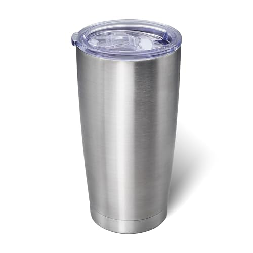 20oz Tumbler with Lid Stainless Steel Tumblers Insulated Mug SS 1P