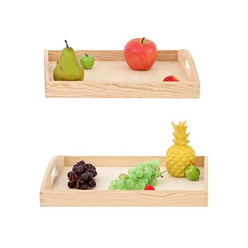 13" Wooden Tray (6 Count)