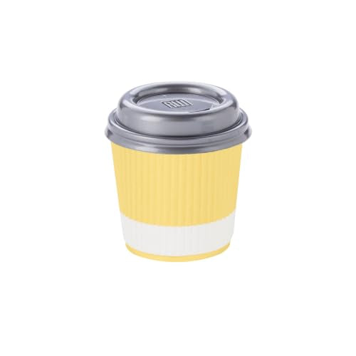 Ripple Wall Coffee Cups 500 Count 4 Ounce Insulated Light Yellow Paper Cups
