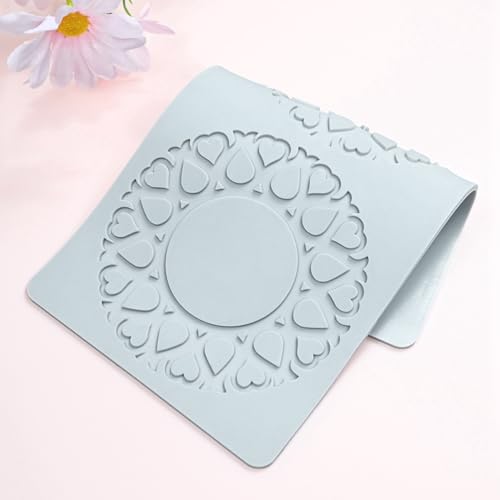 Hollow Tulip Flower Shape Sugar Craft Silicone Pad French Dessert Lace Mat Fondant Cake Mold Cupcake Decorating Silicone Mould
