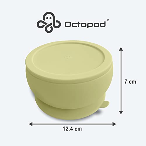 Octopod Silicone Suction Baby Bowl & Lid