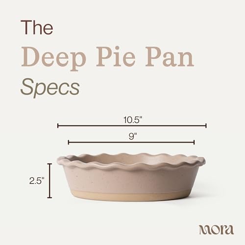 Ceramic Pie Pan for Baking (30 Count)