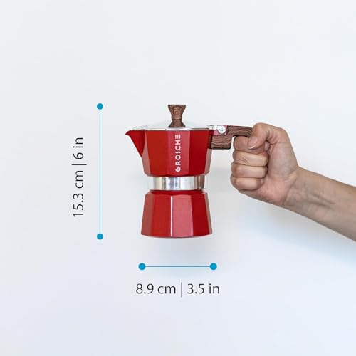 Milano Stovetop Espresso Maker Moka Pot 3 espresso Cup
