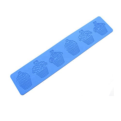 Cupcake Silicone Mold 3D Cupcake Lace Pad Cake Mold Cake Fondant Molds Fondant Clay Mould for Sugarcraft Polymer Clay Cupcakes Chocolate Candy