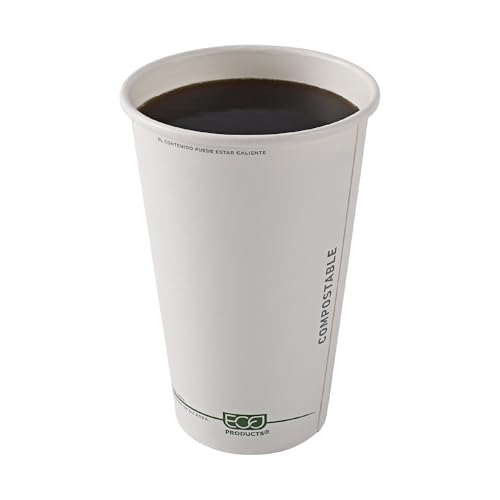 GreenStripe Disposable Paper Hot Cups (50 Count)