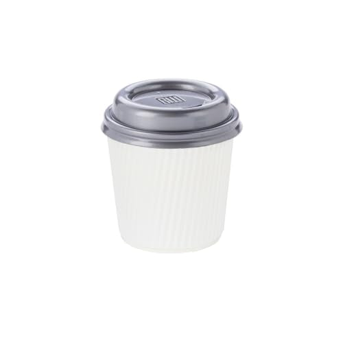 Ripple Wall Coffee Cups 500 Count 4 Ounce Insulated White Paper Cups