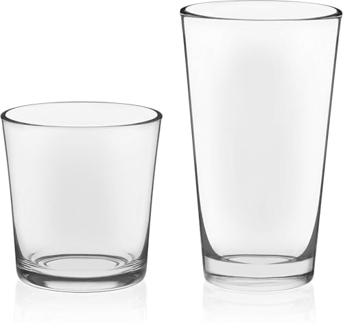 Preston Tumbler & Rocks Drinking Glasses Set of 16 (16 Count)