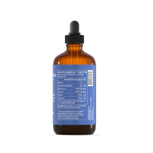 ReMineralize Essential Ionic Trace Minerals for Hydration & Detox (4 Fl Oz)