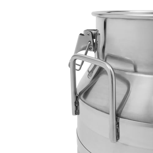 Stainless Steel Milk Bucket With Sealing Lid and Carry Handle