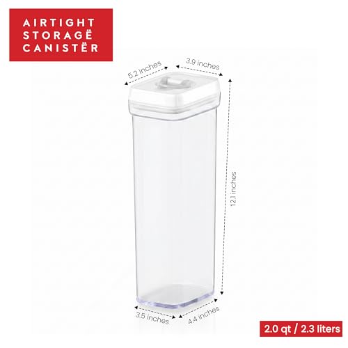 Pasta Storage Containers for Pantry (2 Count)