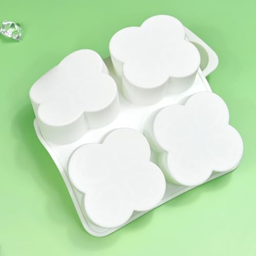 Four Leaf Clover Shape Silicone Mold Cake Mould Cone Mousse Dessert Decorating Tools Kitchen Accessories