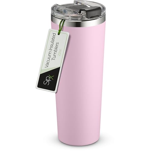 22 oz Insulated Coffee Tumbler with Leakproof Lid