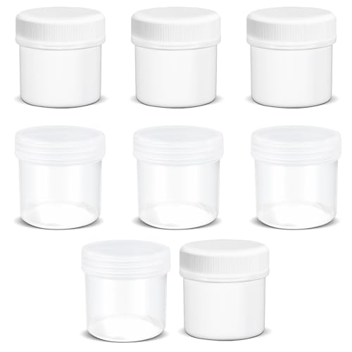 TSA Approved Wide Mouth Travel Size Containers (8 Count)