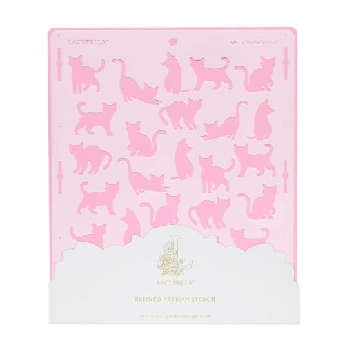 Cake Decorating Cat Pattern Stencil