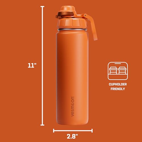 Vessence 24 Oz Stainless Steel Tea Infuser Bottle for Loose Leaf Tea