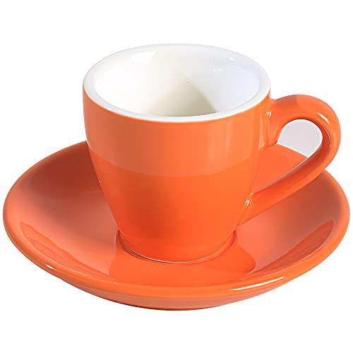 Porcelain Espresso Cup with Saucer