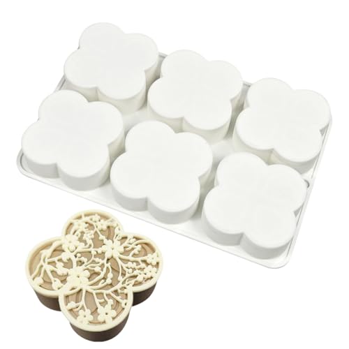 Four Leaf Clover Shape Silicone Mold Cake Mould Cone Mousse Dessert Decorating Tools Kitchen Accessories