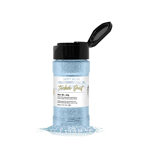 Soft Blue Edible Glitter