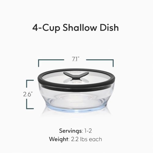 4 Cup Glass Microwave Steamer & Food Storage