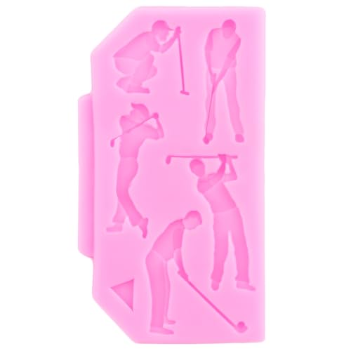Golf Silicone Mold Golf Ball Fondant Mold Golf Club Mold Set Of 4 (4 Count)