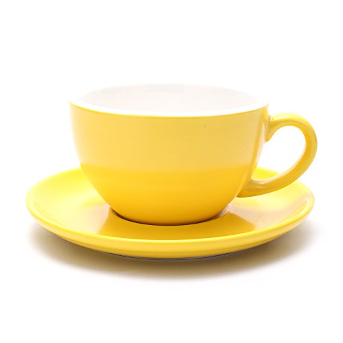Latte Art Cappuccino Barista Cup and Saucer
