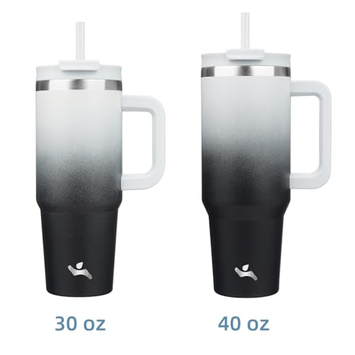 40 oz Insulated Tumbler Water Bottle with Handle