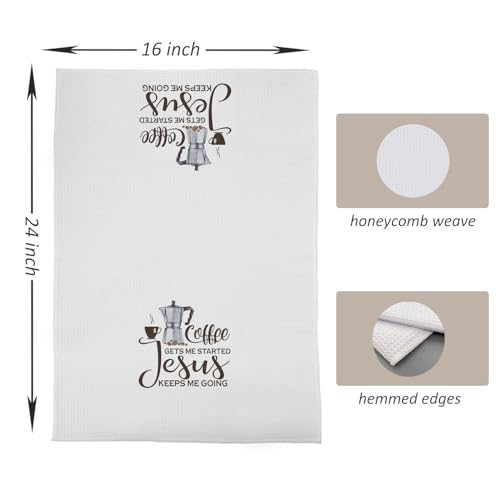 Christian Coffee Kitchen Towels