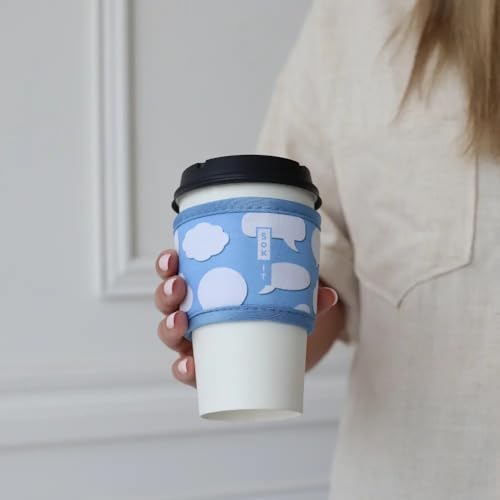 HotSok Coffee & Tea Reusable Insulated Neoprene Cup Sleeve