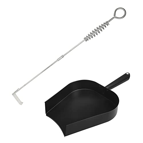 18” BBQ Ash Removal Tool and Ash Pan for Big Green Egg Accessories (2 Count)