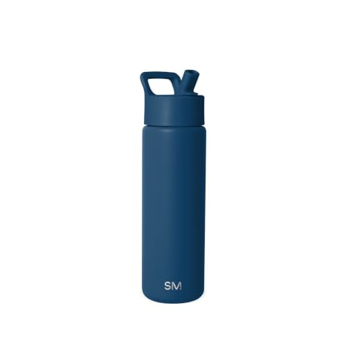 Insulated Water Bottle with Straw