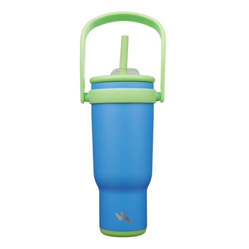 40 oz Tumbler with Handle and Straw