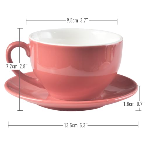 Porcelain Coffee Cup with Saucer 220ml (9.99 Count)
