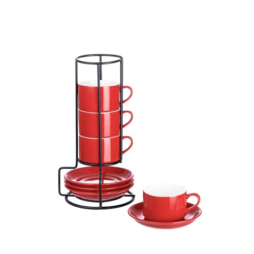 2.5oz Espresso Cups Set of 4 (4 Count)
