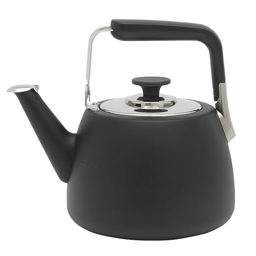 Kitchen Essentials Large 2 QT Heavy Gauge Stainless Steel Tea Kettle