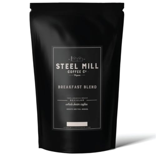 Breakfast Blend Medium Roast Whole Bean Coffee (12 Ounce)