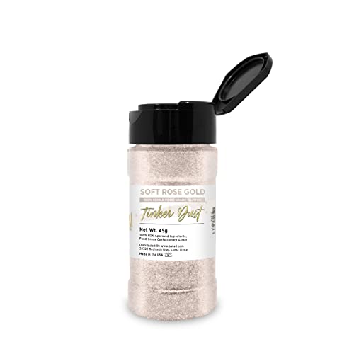 Soft Rose Gold Edible Glitter