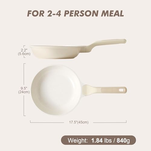 Ceramic Frying Pan Nonstick 9.5