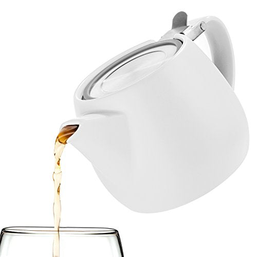 Pluto Porcelain Small Teapot White