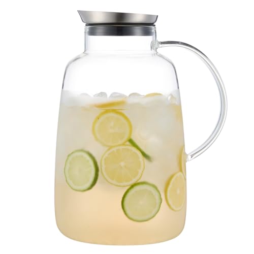 109 Oz Glass Pitcher with Lid
