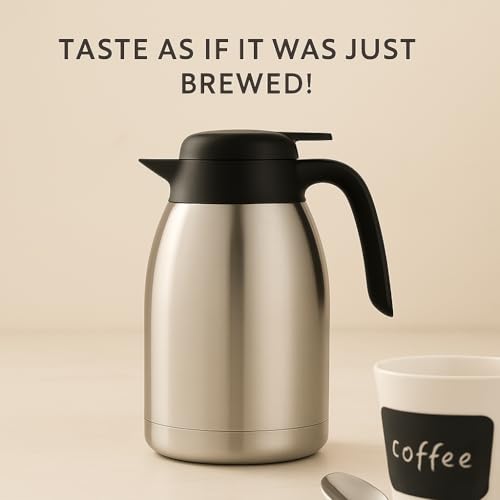 Thermal Coffee Carafe with Cleaning Brush